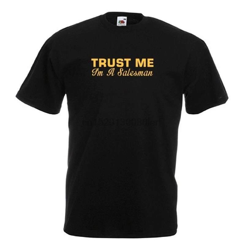 Trust Me IM продавец стандартная черная футболка распродажа телерынок все размеры |