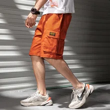Мужские шорты, летние спортивные и свободные мужские прямые комбинезоны, Молодежные шорты, мужская одежда