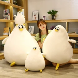 26 40cm gigante redondo macio gaivota pelúcia travesseiro fofo preguiçoso sofá sala de estar decoração agradável brinquedo de pelúcia para crianças surpresa presente