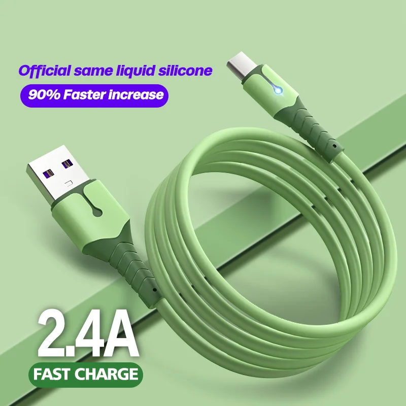 

2m USB Type C Cable Micro USB Fast Charging Mobile Phone Android Charger Type-C Data Cord For Huawei P40 Mate 30 Xiaomi Redmi