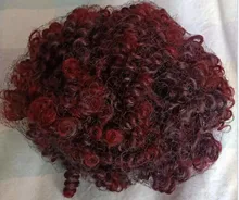 Leeons nuevo rizado flequillo de 11Color Pelo Rizado flequillo extensiones de cabello sintético Clip en el frente postizos ajustable