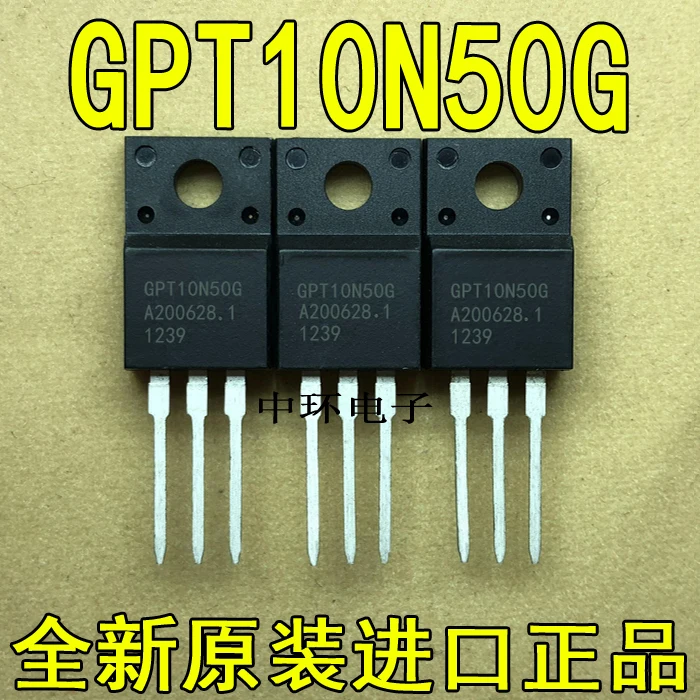 

10pcs/lot GPT10N50G TO-220F 10N50 10A 500V
