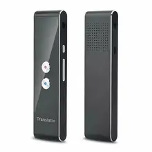 DishyKooker Portable Mini Wireless Translator 40 Languages Two-Way Real Time Instant Voice For Learning Travelling Business Meet vbestlife multi language instant translator voice real time translate with bluetooth earphone traductor for business learning
