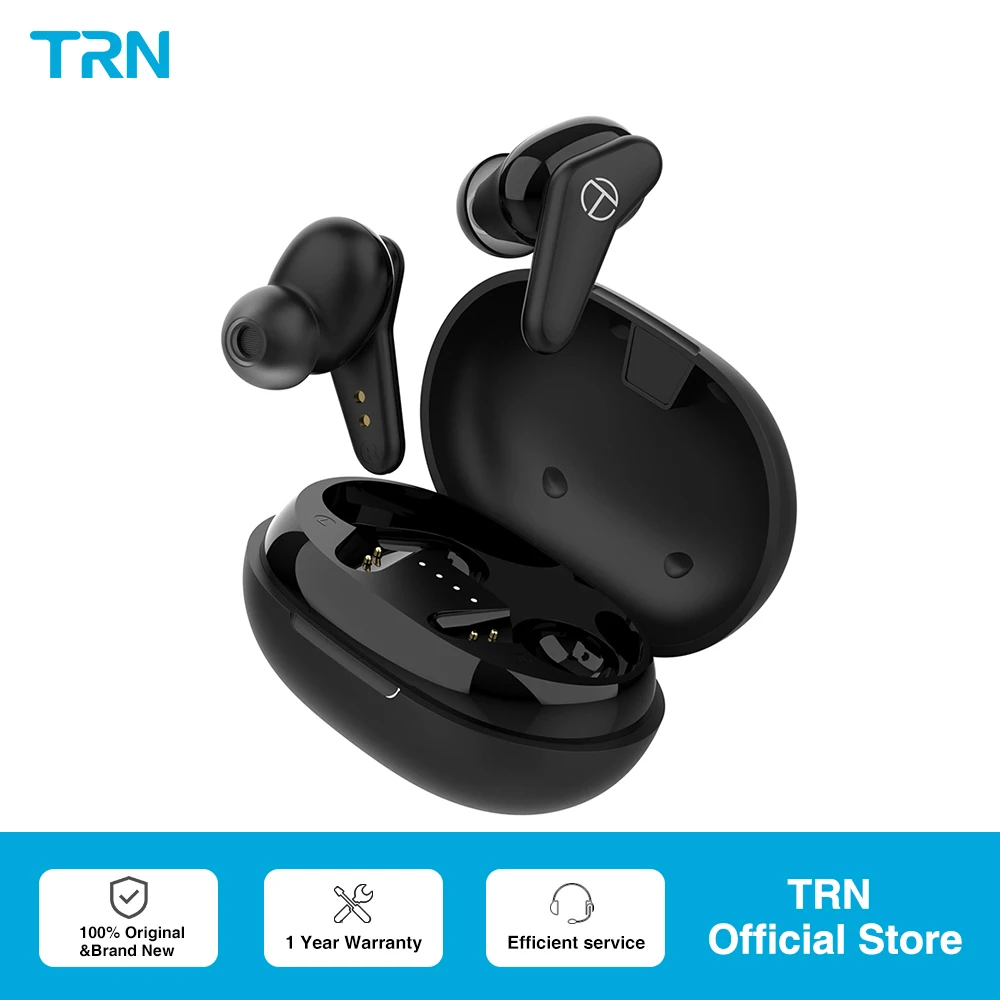 

TRN AM1 TWS True Wireless Bluetooth-compatible 5.0 Earphones Dynamic Earbuds Touch Control Noise Cancelling Sport Headset