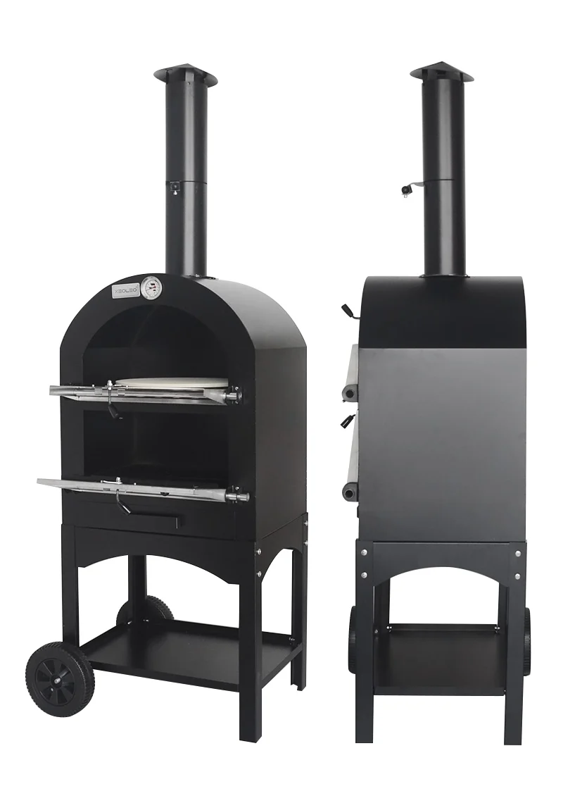 Xeoleo Outdoor Pizza Oven 13 Inch Portable Pizza Oven Wood Fired Pizza Machine Charcoal Bbq Grill Firewood Stove Outside Griller Ovens Aliexpress