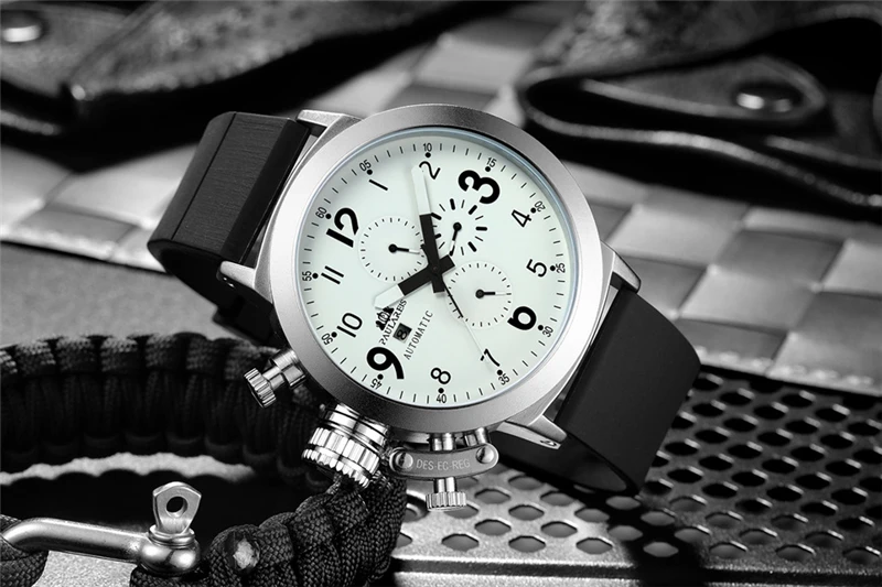 Relogio Automatic Watches Mens 2022 Luxury Brand New Digital Watch Men Mechanical Wristwatches Chronograph Clock Horloges Mannen