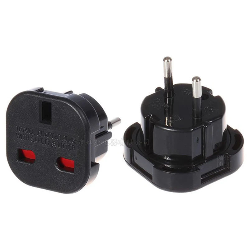 Adaptador viaje de Reino Unido a de enchufe europeo, cargador europeo|Enchufe eléctrico| - AliExpress