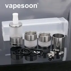 Dvarw MTL V2 RTA комплект DIY атомайзер Ремонтопригодный бак с AFC воздушным потоком вставка 510 совместимый тефлоновый дрип-тип из нержавеющей стали