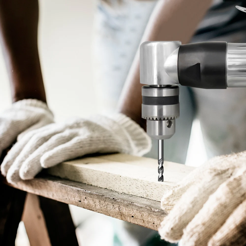

KKMOON 3/8" Air Drill Reversible Rotate Air Angle Drill Right Angle Air Drill Air Drilling Machine Reversible Air Drilling Tool
