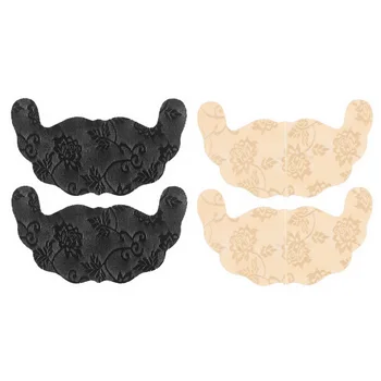 

Women Large Size Blackless Solid Bra Self Adhesive Bra Strapless Lace Stick Gel Push Up Bra Female Underwear Bikini Wear