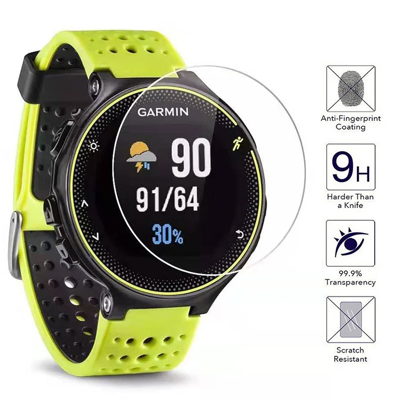 Защитная пленка для смарт-часов Garmin Forerunner 235/225/220 HD устойчивая к царапинам
