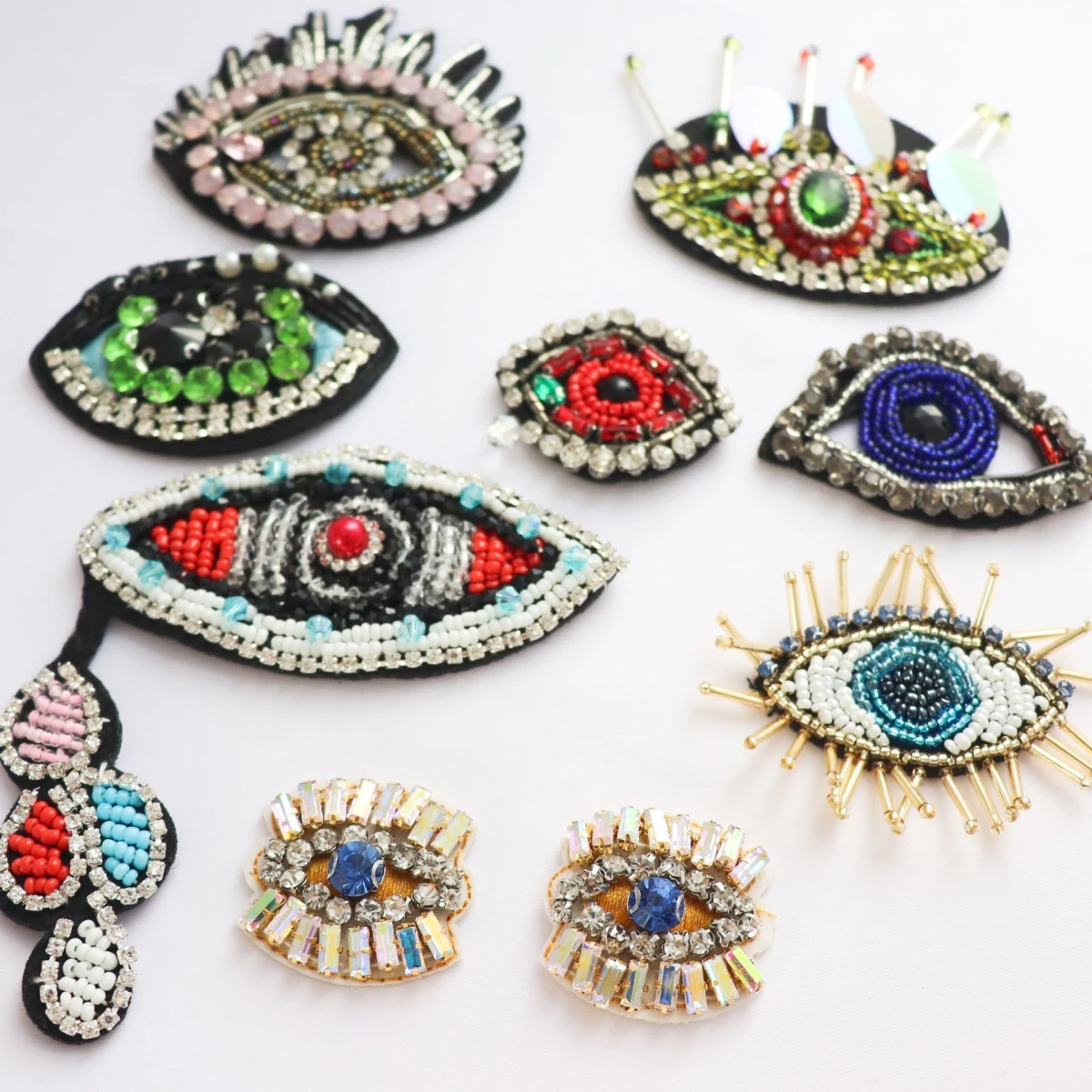 Eye Accessories Bag Eye Pattern Patch Clothes Bag Cap Diy