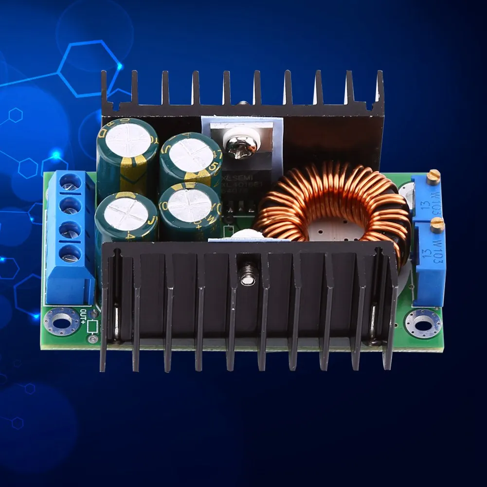 300W DC-DC Шаг вниз Регулируемый Питание понижающий модуль 7V~ 40V до 0,8 V~ 28V Регулируемый понижающий модуль Напряжение регулятор