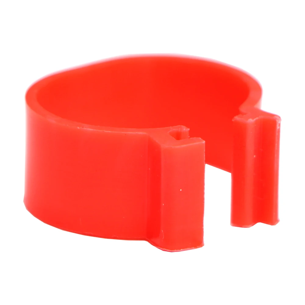 Bird Foot Rings 100PCS Inner Diameter 16/18/20/25mm 7 Colors Plastic Open Type Buckle Chicken Duck Goose Foot Ring Poultry Farming Equipment