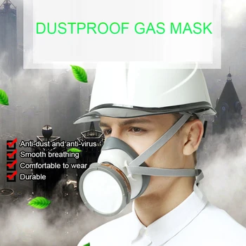 

Industrial Dust Filter Mask Filter Box Full Face Mask Respirator Cotton Filter Anti-Dust Face Mask Gas Mask For Chemistry Paint