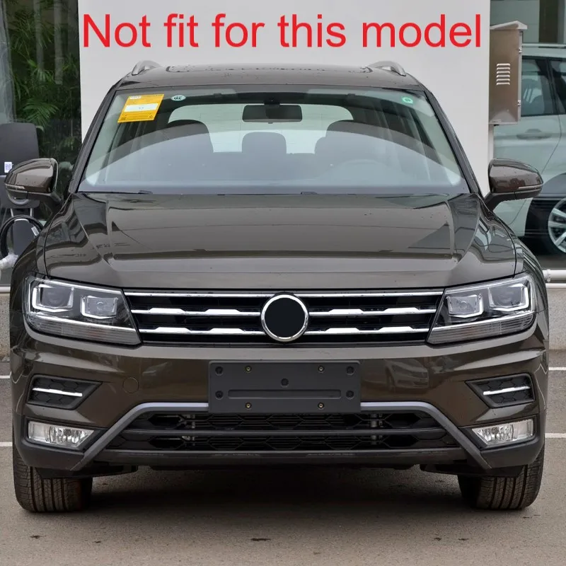 Подходит для Volkswagen Tiguan Sed Gen- автомобильный Стайлинг Хромированная передняя нижняя крышка для гриля защитная накладка 1 шт. авто аксессуары