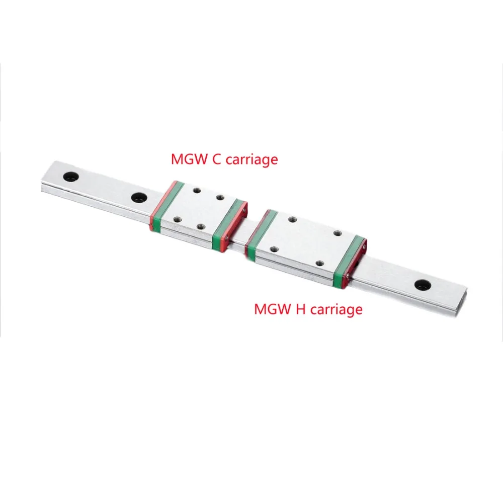 Cnc части MGW7 MGW12 MGW15 MGW9 300 350 400 450 500 600 800 MGN линейной направляющей 1 шт. MGW12 линейные направляющие+ 1 шт. MGW12 C каретки