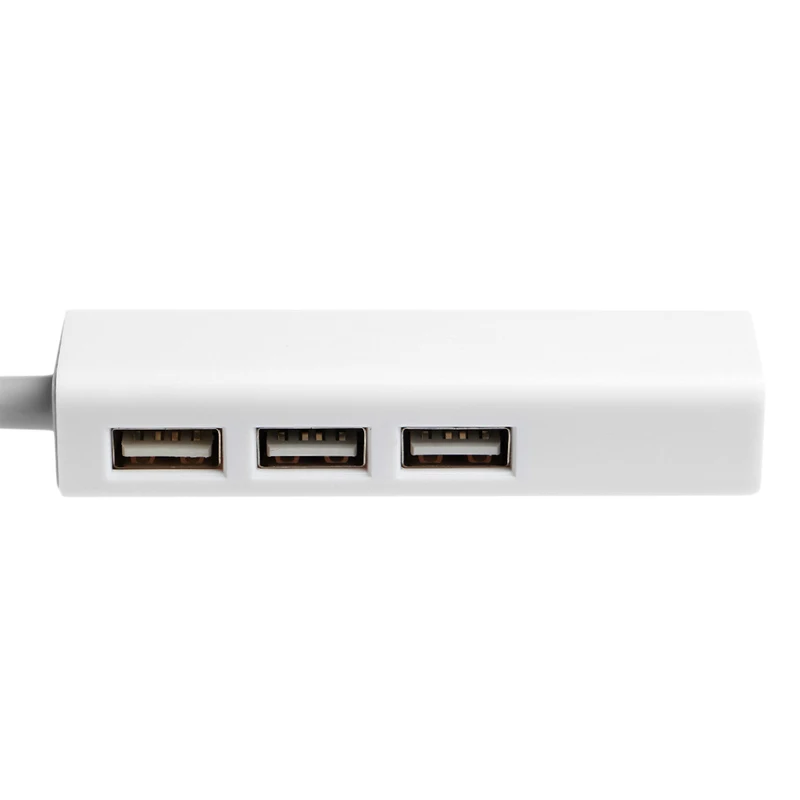 Usb type-C/USB 2,0 в LAN/RJ45 Ethernet сетевой адаптер кабель+ 3 USB 2,0 порт концентратор