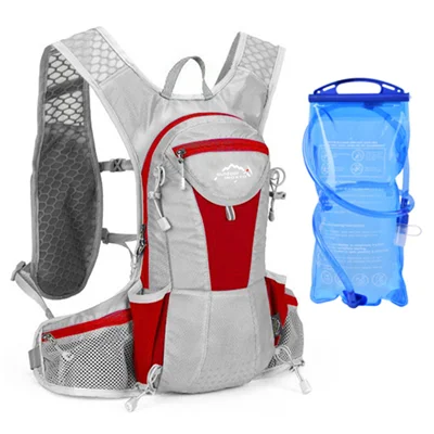 With water bag Водонепроницаемая велосипедная сумка, рюкзак для мужчин и женщин, для горного велосипеда, для улицы, спортивные сумки, нейлон, для велоспорта, туризма, кемпинга, гидратации, велосипедный рюкзак - Цвет: With water bag