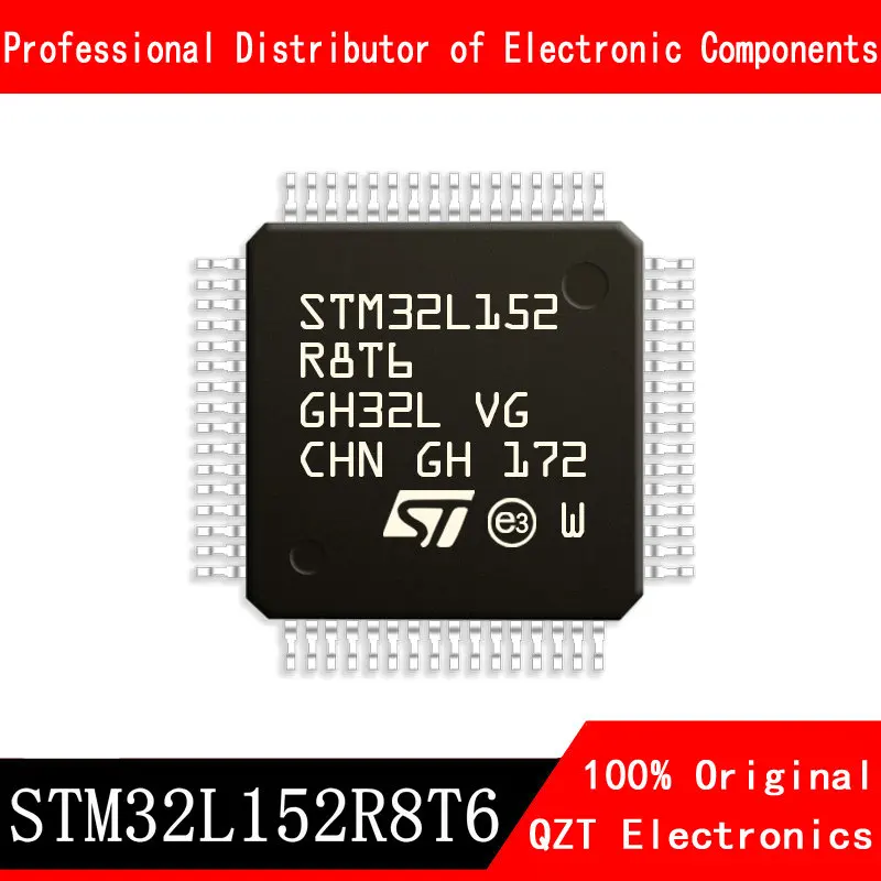 5pcs/lot new original STM32L152R8T6 STM32L152 LQFP-64 microcontroller MCU In Stock 5pcs lot c8051f310 gqr c8051f310 microcontrollers lqfp 32 in stock