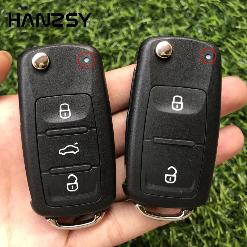 2/3 кнопки дистанционного ключа Fob оболочка для Skoda Octavia Фольксваген Гольф Mk6 Tiguan Polo