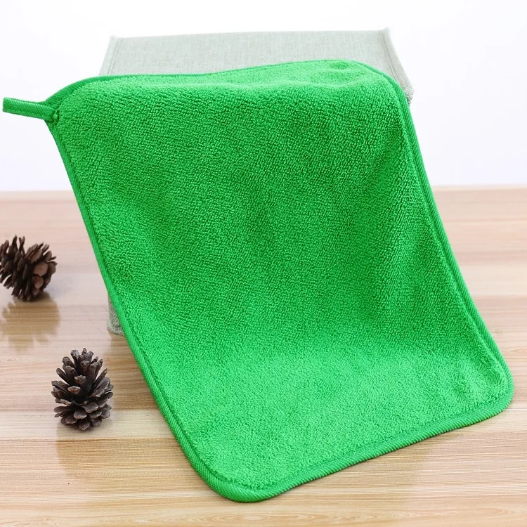 

Coral Velvet Water-Absorbing Kerchief Double Layer Thick than Cleaning Cotton Duster Cloth di ban jin Wipe a Car Hook Batch Smal