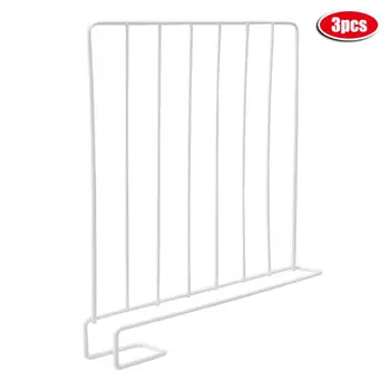 

3Pcs Shelf Dividers Wardrobe Cabinet Partition Division Board Shelf Rack Holders Paper Towel Holder