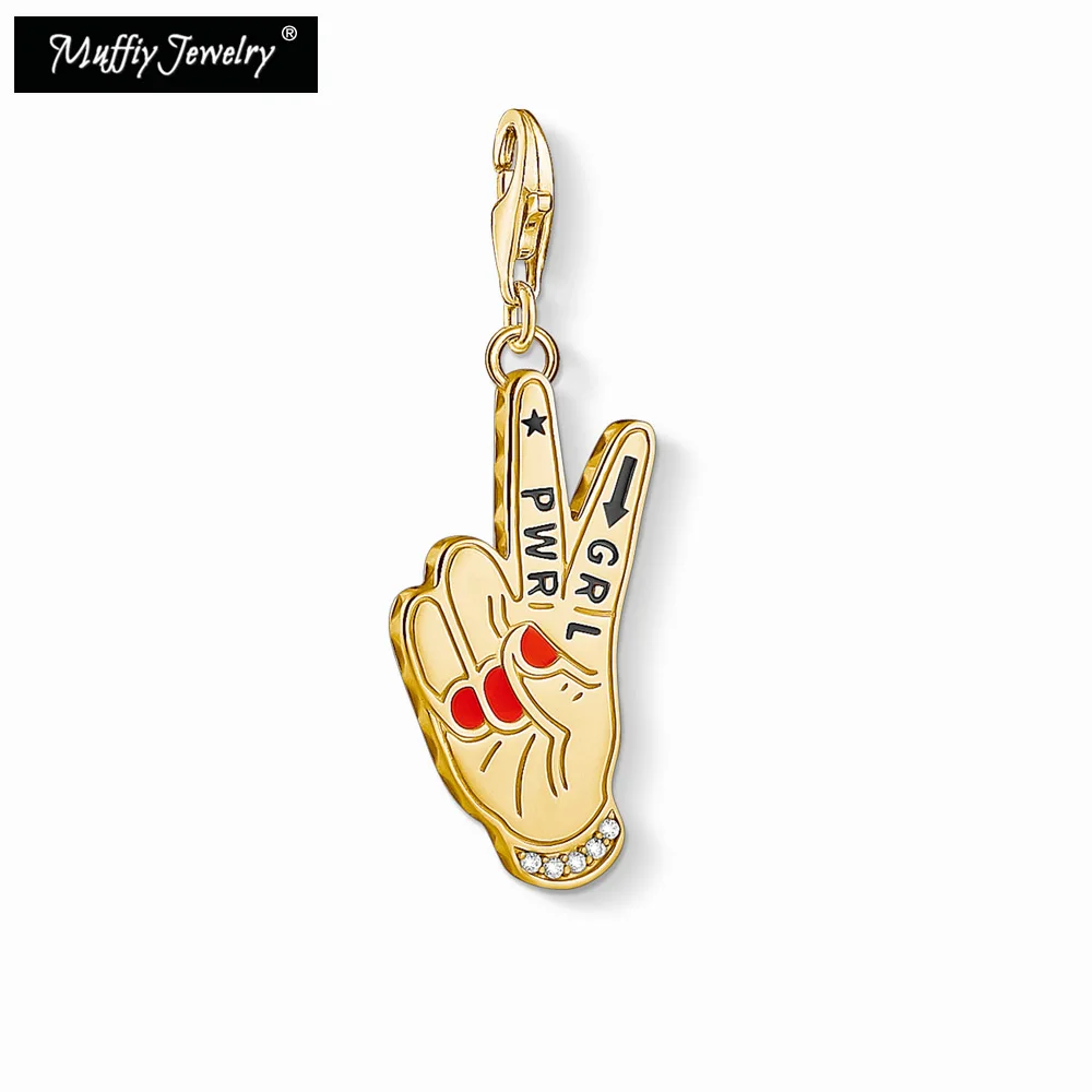 

Girl Power Charm,Europe Style Club Good Jewelry For Women,2020 Pendant GRL PWR Gift In 925 Sterling Silver,Super Deals