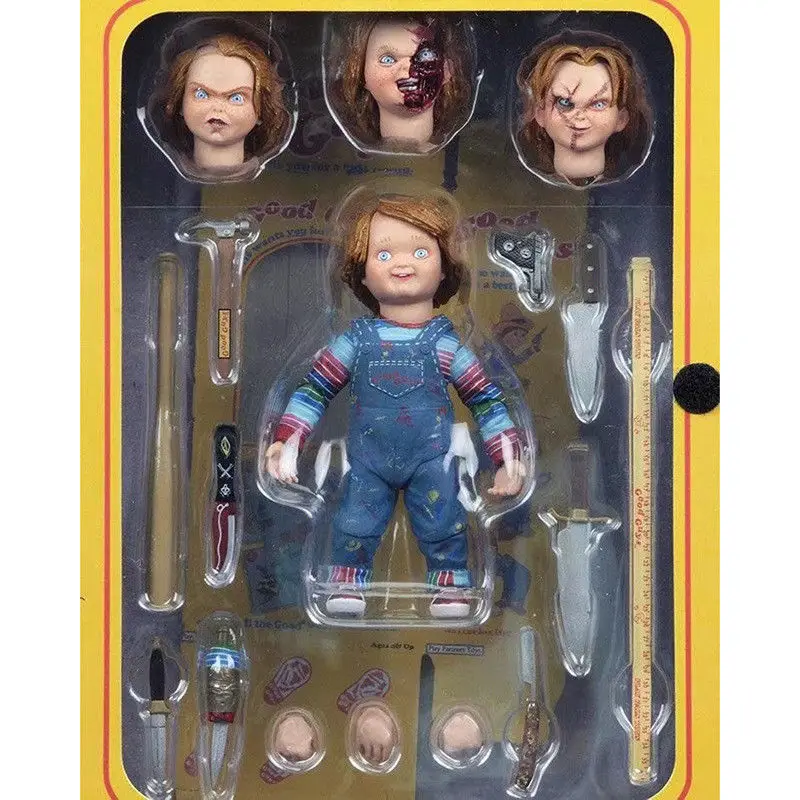 In Stock  NECA Seed of Chucky of 7 Inch PVC Kids Children's Toys Chucky Action Figure  with Original Box