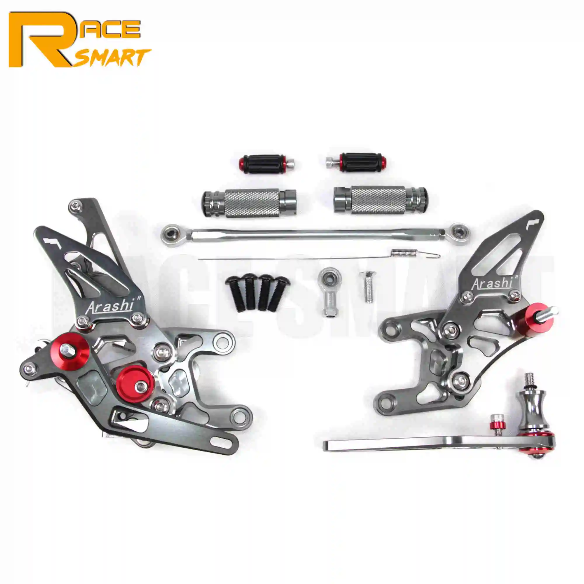 ЧПУ Регулируемая Сзади наборы для ухода за кожей для HONDA CBR 1000RR 2008-2011 задний подножки ухода за кожей ног колышки для езды на велосипеде CBR-1000RR 2008 2010 2011 CBR1000 RR - Цвет: Gray