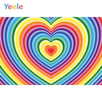 

Yeele Happy Valentines Day Heart Shape Spiral Love Photography Backdrops Personalized Photographic Background For Photo Studio