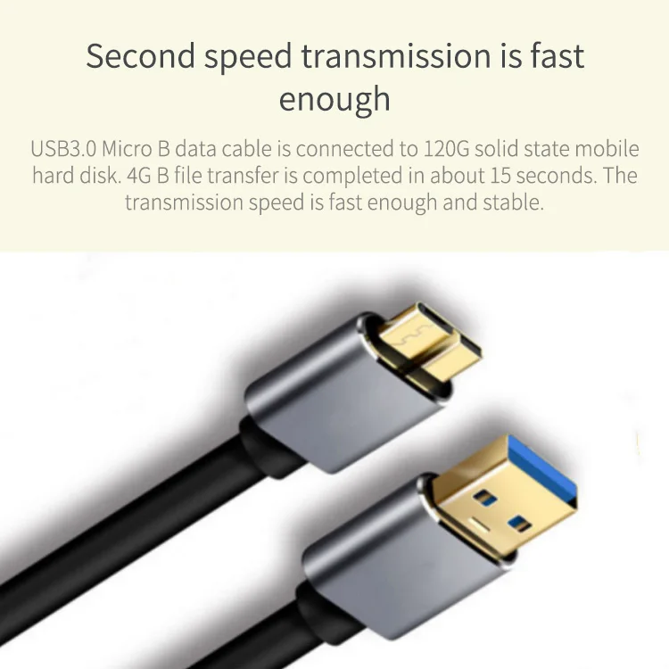 Type A-Micro B USB 3,0 кабель для синхронизации данных быстрая скорость USB3.0 шнур для внешнего жесткого диска HDD samsung S5 Note 3