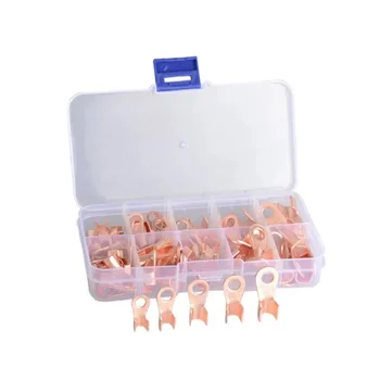 

70pcs Copper Battery Cable Connector Terminal Open Lugs Wire Terminals OT 10A-50A