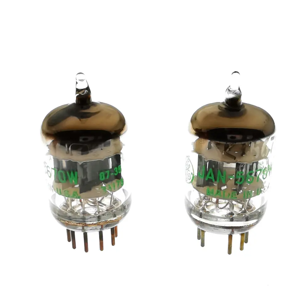 2 шт. 5670 вакуумная трубка Hifi аудио JAN 5607W США GE5607W Замена 6N3 6H3n 2C51|Операционные