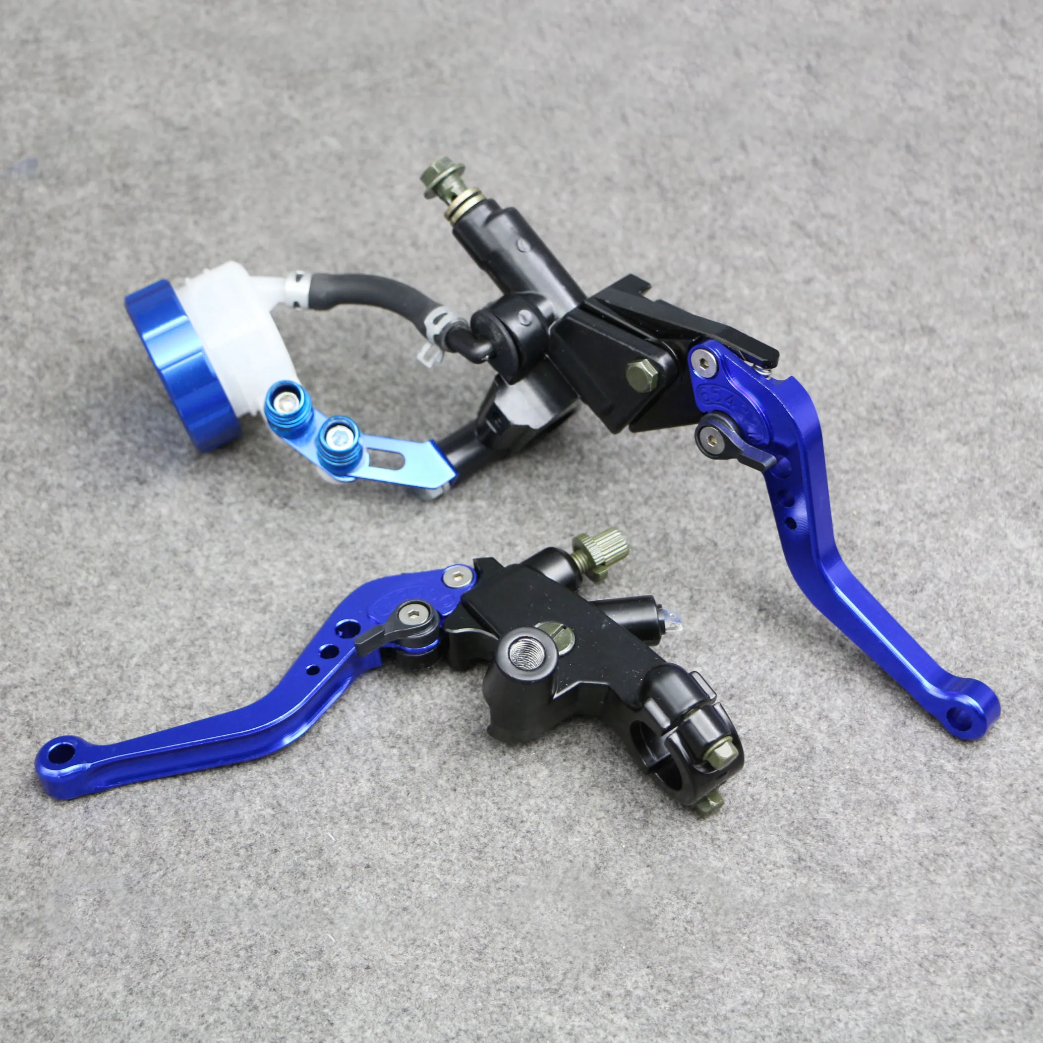 22mm Motorcycle 7/8 CNC Brake Hydraulic Clutch Master Cylinder Lever Set Reservoir |