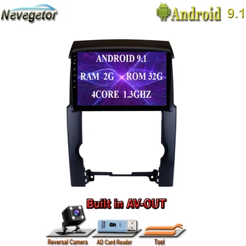 

10.1" 2 din Car DVD Player 32GB ROM 2GB RAM car radio map Radio DVR camera TPMS OBD Android 9.1 For kia sorento 2009 - 2013