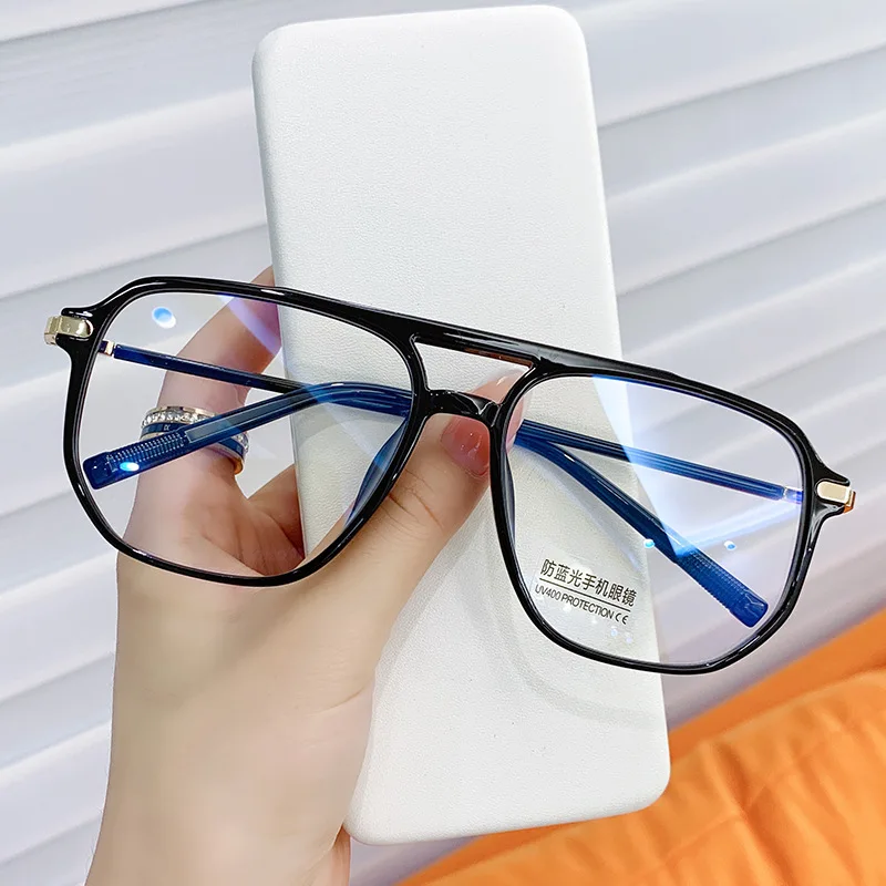 

Feishini Brand 2022 Blue Light Blocking Glasses Women Pilot Transparent Eyeglasses Light Computer Glasses Men Safety Eyewear