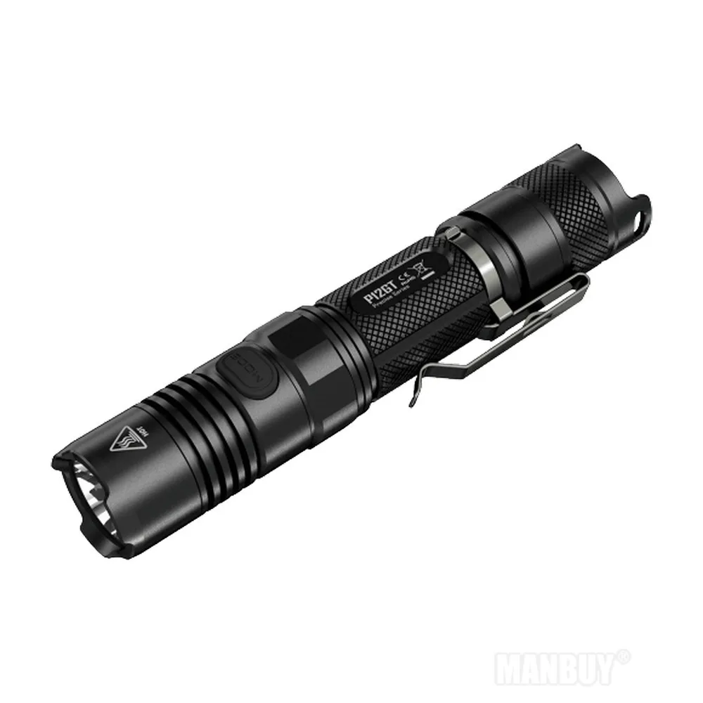 Новый тактический фонарь NITECORE P12GT 7 режимов 1000Lm CREE XP L HI V3 LED 320 метров дальность