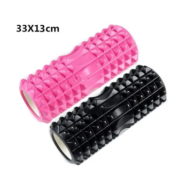

33cm New Crescent Floating Point EVA Hollow Yoga Column Balance Rod Wolf Teeth Foam Massage Stick Axis