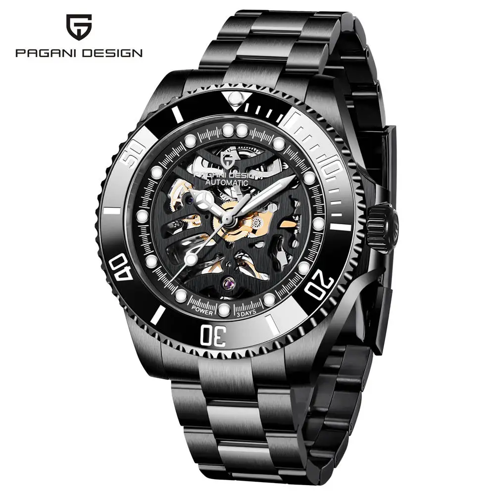 PAGANI DESIGN Brand Men Business Luxury Watch Men Automatic Mechanical Watches Waterproof Stainless Steel Fashion Men's Watches 