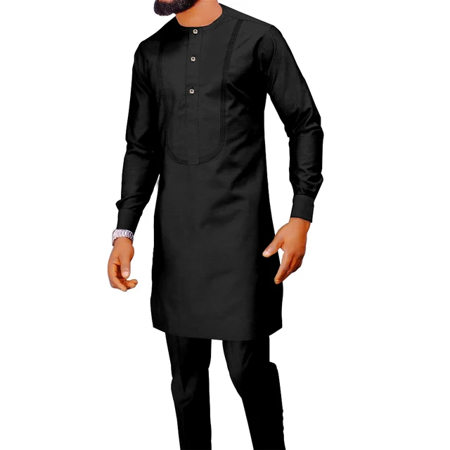 Olamide Long Sleeve Kaftan Outfit - Image 4