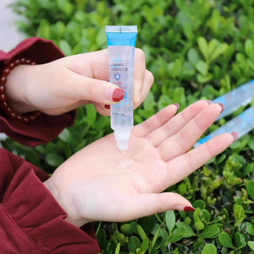 YOUNG VISION hand sanitizer gel hidroalcoholico mini size 17g 70% alcohol wash free hand care gel antibacterial hand gel MN161 YOUNG VISION hand sanitizer gel hidroalcoholico mini size 17g 70% alcohol wash free hand care gel antibacterial hand gel MN161