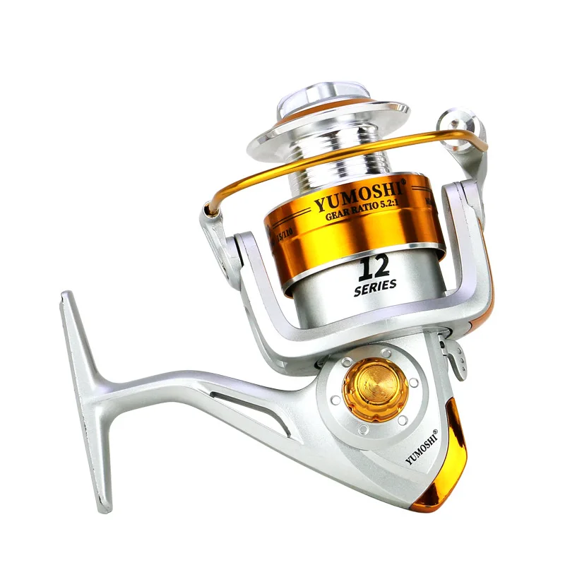 

High Quality Fishing Reel All Metal Spool Spinning Reel 1000-7000Series Metal Handle Line Spool Saltwater Fishing Accessories