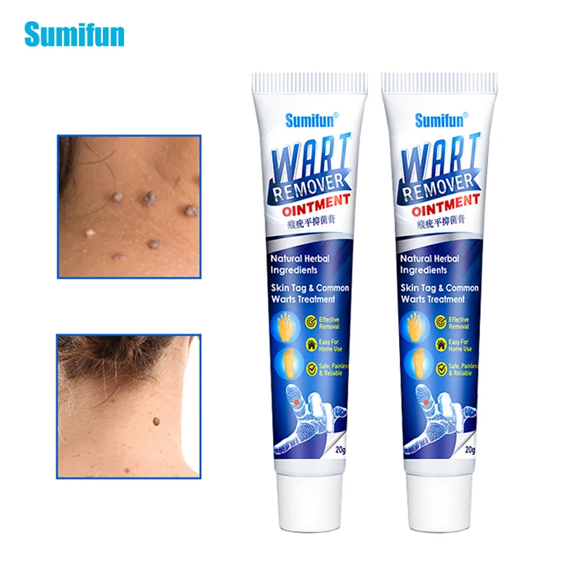 

New Sumifun Warts Remover Ointment/Patch Wart Treatment Cream Skin Tag Remover Herbal Extract Corn Plaster Warts Ointment