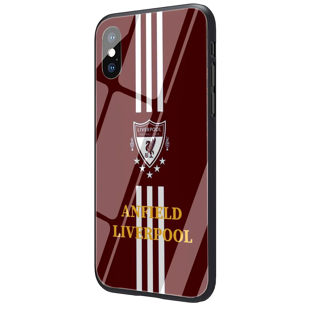 G11 Чехол для телефона из закаленного стекла Liverpool Club для iphone 5 5S 6 6S Plus 7 8 Plus X XS XR 11 Pro Max - Цвет: G11