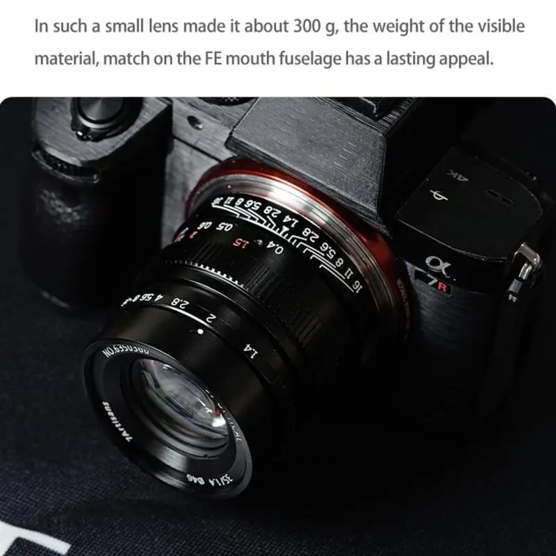 Rokinon AF 35 мм объектив F1.4 широкоугольный объектив с фиксированным фокусом для sony E Mount FE