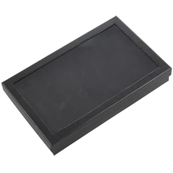 

36 Slots Jewellery Box Ring Storage Earrings Display Box Jewelry Organizer Holder Transparent Window Show Case Black