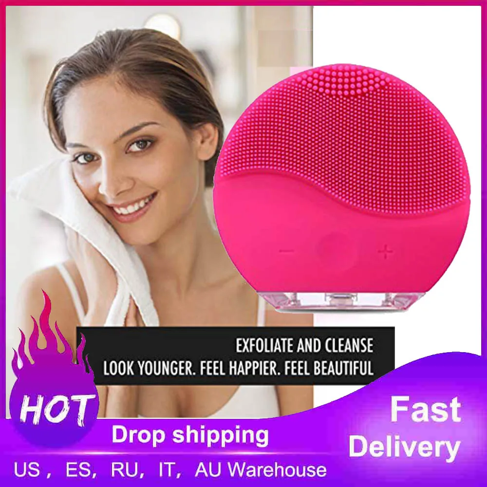 

Professional Portable Vibration Electric Facial Cleansing Face Washing Brush Skin Blackhead Remover Pore Cleaner Face Massage