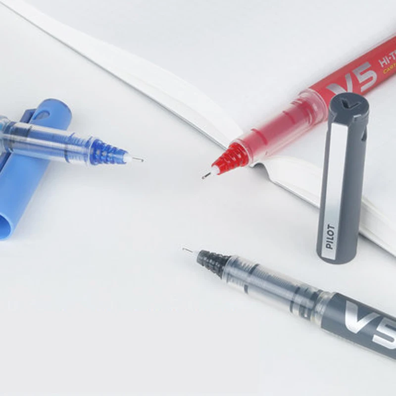 Pilot V7 Hi Tecpoint Cartridge System Rollerball Pen Medium Point 0 7 мм 6 шт./лот игла точка