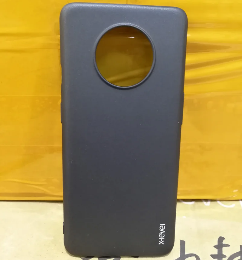 X-Level Мягкий силиконовый чехол для Oneplus 7T Pro X Level ультра тонкий матовый ТПУ защитный чехол 1+ 7T - Цвет: Black